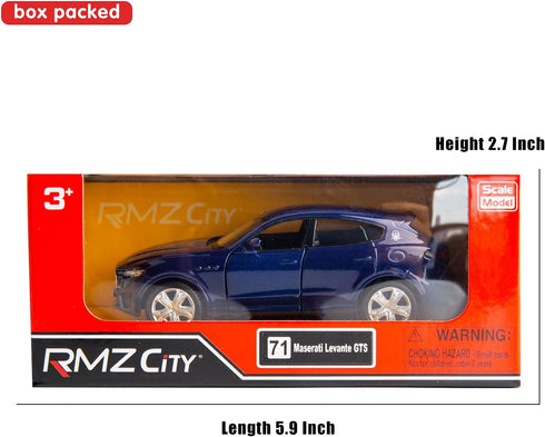 1:36 Scale Diecasting Alloy Car Model Maserati Levante, Pull Back Toy Car for Toddlers, Blue