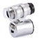 60X Microscope, Mini Pocket Microscope Portable Jewelry Magnifier with LED UV Light