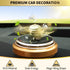 Mechaniker Golden Fidget Spinner Solar Energy Toy, Car Air Freshener Dashboard Decoration Powered by Sunshine, Cool
