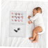 Cabilock Newborn Fingerprint Footprint Frame Growth Memory Photo Frame for Desktop Adornment Cardboard Keepsake Kit