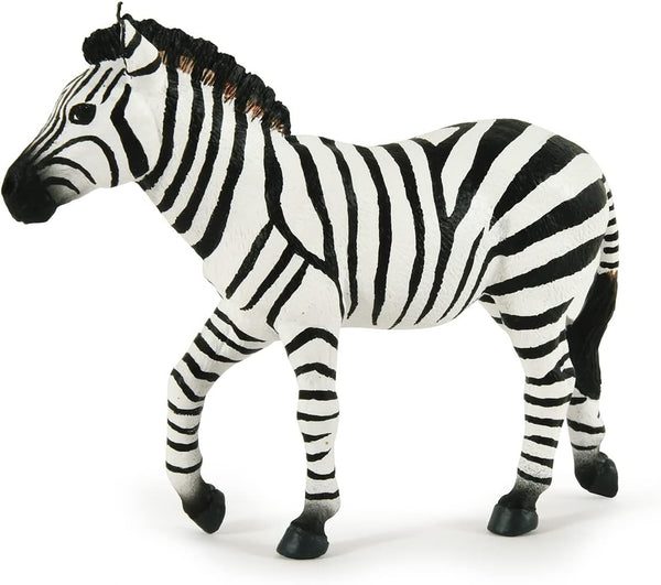 Papo Hand-Painted Male Zebra Figurine - Wild Animal Kingdom Collectible for Children, Suitable for Ages 3+
