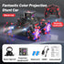RC Stunt Car Remote Control for Kids with HD Projection Lights, Music, 360° Rotation, 4WD 2.4GHz