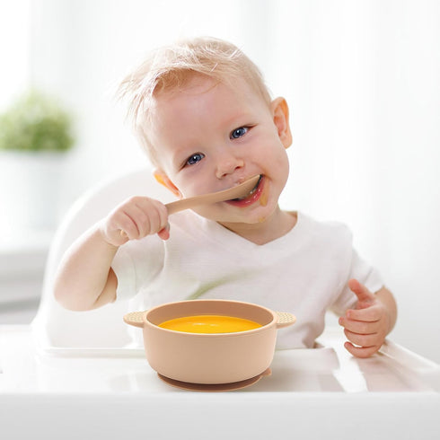 Baby Bowls with Suction - 3 Pack Soft Silicone Food Bowl for Babies, Kids, Toddlers, BPA Free, Microwave & Dishwasher