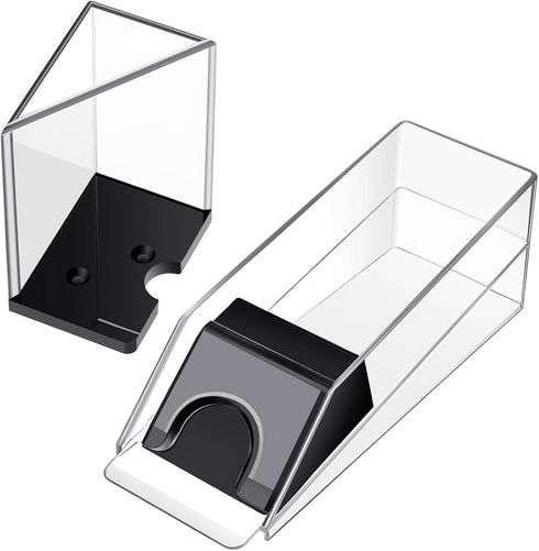 Honoson Blackjack Shoe and Discard Tray Clear Acrylic Blackjack Dealing Shoe Card Dispenser