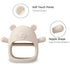 PandaEar 2 Pack Silicone Baby Teething Toys, Hand Teether Mitten for Sucking Needs, Chew Toys for Soothing Relief
