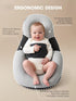 Kaatnii Tummy Time Pillow Baby Lounger Pillow Reduce Spit-Up Anti Overflow Design for Baby Comfort and Feeding Support