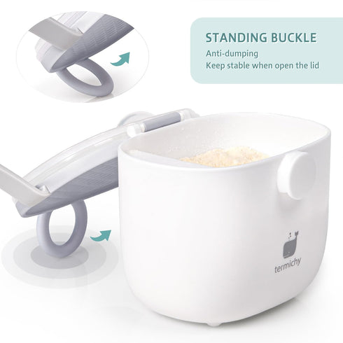 Termichy Baby Formula Dispenser, Portable Container with Scoop and Carry Handle for Travel, 500ml