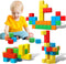 30 Pcs Magnetic Blocks, 1.41 Inch Large Building Cubes for Toddlers Age 3-8, STEM Montessori Educational Toys