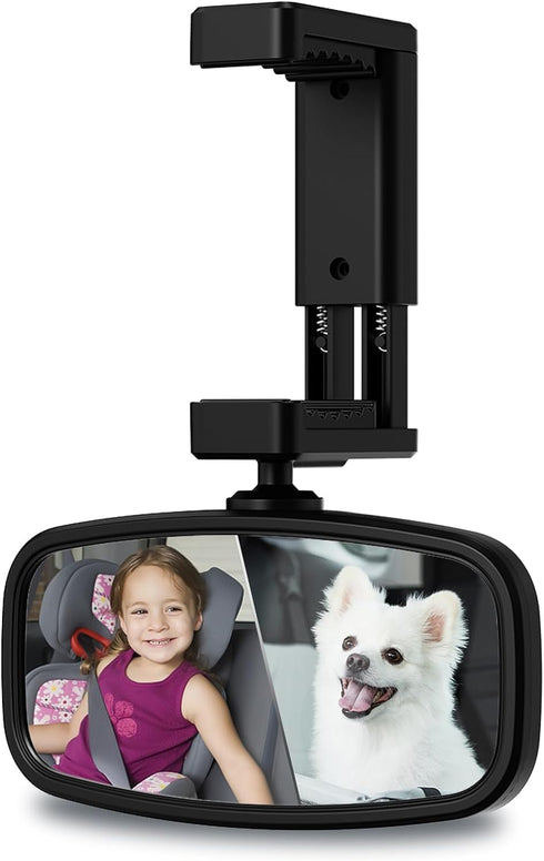 Baby Car Mirror for Rear Facing Car Seats, Wide Field of View, Easily Monitor Babies and Pets in All Cars