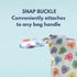 Whole Works 12.6" 14.6" Waterproof Baby Wet Bag Candy Hearts Waterproof, Smell Proof, Machine Washable Storage