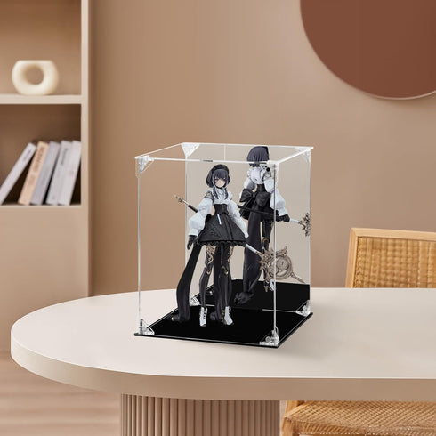 (8x8x10 inch; 20x20x25 cm) Acrylic Display Case for Collectibles Assemble Clear Dustproof Acrylic Display Box