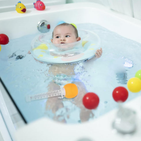 Swimming FRCOLOR Floating Pool Thermometer for Babies Bath Water Temperature Gauge Waterproof Spa and Pool Accessory