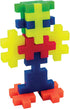 PLUS PLUS Big Open Play Set - 100 Piece Neon Color Mix, Interlocking Large Puzzle Blocks