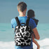 Hsnar Backpack Cow Print Waterproof Diaper Bag Large Capacity Baby Bag with Stroller Straps, Multi-Pocket Diaper Bag