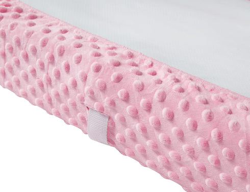 Solid Changing Table Pad Cover, Fits 32"/34''x16" Contoured Diaper Changing Pad, Ultra Soft Cozy Dots