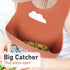 ME.FAN Silicone Baby Bibs Set of 2 - Adjustable Silicone Bibs for Babies & Toddlers