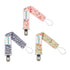 Babygoal Floral Pacifier Clips, 6 Pack Pacifier Holder Clips for Boys and Girls, Fits Most Pacifier Styles, Teething