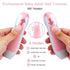 DEVKI Trimmer Glopole Baby Nail File with Light - Safe Electric Nail Clippers Kit for Newborn Infant Toddler Kids Toes