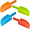 4E's Novelty 4 Pack Beach Shovels - 8 Inch Heavy Duty Plastic Sand Shovels for Kids, Great for Outdoor Digging