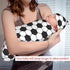 Osvbs Set, Soccer Baby Stuff Swaddle Blanket with Beanie Soft and Stretchy Soccer Print Baby Blanket Swaddle Sack