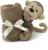 Jellycat Bashful Monkey Soother, 13.5 Inches - Baby Security Blanket & Lovey Gift