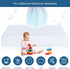 Top,1 Pack Moonsea Crib Mattress Protector Waterproof,Mattress Cover Protector, Smooth Top Mattress Protector for Kids