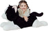 IKASA Giant Cat Tuxedo Stuffed Animal Plush Toy,Big Large Jumbo Soft Toys,30"