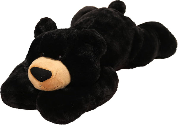 Hronsa Weighted Stuffed Animals, 19.7in 3.3lbs Weighted Bear Stuffed Animal Toy Cute Black