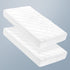 2-Pack 28"x52" 14", SLEEP ZONE Waterproof Crib Mattress Protector Pad - Quilted, Fitted Baby Mattress Cover - Soft