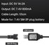 2PCS 7.4V 800mh USB Charging Cable with SM-3P Plug for RC Excavator, Truck, Tank, Huina 1575 RC Engineering Vehicle