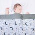Baby Blankets for Unisex Boys & Girls, Super Soft Minky, 30 x 40 inch Outer Space Printed Bed Throws Newborn