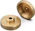 INJORA Brass Wheel Weights with 7mm Wheel Hex Hub for 1/24 RC Crawler Axial SCX24 AXI90081, 4pcs