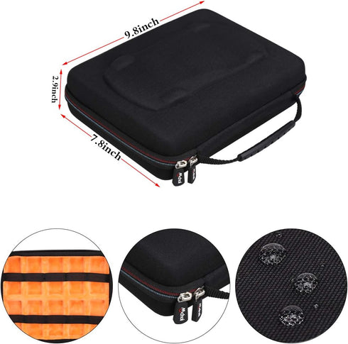 Mchoi Shockproof Carrying Case for Hot Wheels 20 Cars, Toy Car Organizer for Matchbox Cars Storage