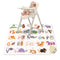 Splat Mat for Under High Chair, 51" SI Anti-Slip Waterproof Multipurpose Splash