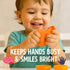 30 Pack Play Dough Halloween Party Favors for Kids Non-Candy Gifts with Playdough and Classroom Exchange Cards