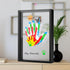 5 VidwanHome Family Handprint & Hand Casting Kit DIY Keepsake Frame, Wooden Frame & Acrylic Sheets Capture Baby