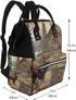 HEBSDFG Backpack Many dogs Prints Changing Bag Baby Diaper Bags for Mom Dad, Waterproof Nappy Rucksack Multifunctional