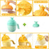 Baby Shower Cap Shield | Baby Bath Set with Shower Cap, Water Cup, Massage Brush | Visor Hat for Eye and Ear Protection