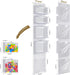 Hanging Toy Storage over Door, Block Stuffed Animal Organizer with 4 Removable Case Bags, Mesh Pocket Holder