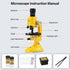 Little World Science Kits for Kids, Beginner Microscope Kit with LED 100X 400X 1200X Magnification