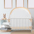 L RUNNZER Crib Tent, Portable Crib Tent to Keep Baby from Climbing Out, See-Through & Breathable Mesh Crib Net