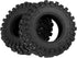 RC 1.2in Beadlock Tires 62 * 24mm for 1/18 Trx4m, 1/24 SCX24 FCX24, Soft Sticky Rubber Tires, 4PCS (Style A)