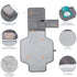 TELFZ Set 2 Portable Diaper Changing Station, Expandable Baby Diaper Bag, Compact Diaper Changing Travel Bag with Wet
