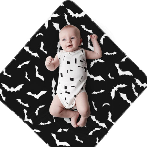 Halloween Bat Goth Baby Stuff, Soft & Cozy Newborn Swaddle Blanket for Boys and Girls