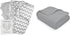 Comfy Cubs Easy Swaddle Blanket, 3 Pack, Small for 0-3 Months Infants and Muslin