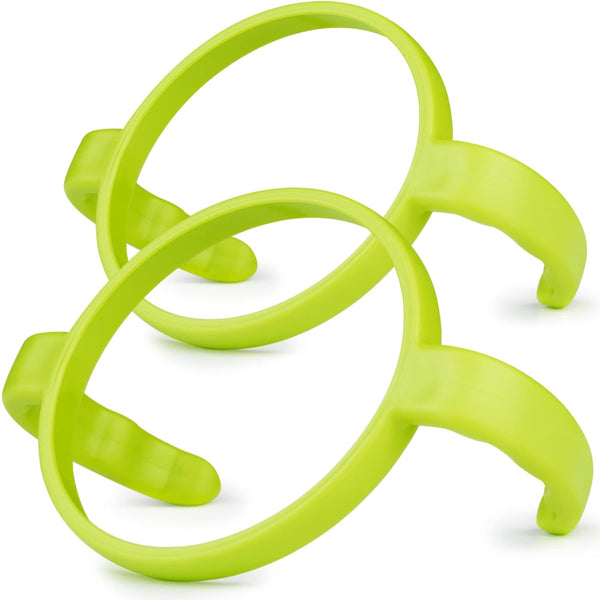 Comotomo Baby Bottle Handles, Pack of 2, Green, Compatible with 5 Ounce & 8 Ounce Silicone Baby Bottles