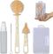 Baby Bottle Brush, VOOWO Portable Travel Bottle Cleaner Kit, Silicone Baby Bottle