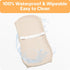 NICEMER Baby Changing Pad Wipeable & Waterproof, Soft & Non-Slip Adjustable Safety Belt, Changing Table and Dresser
