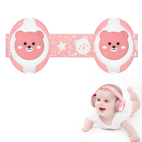 Baby Ear Muffs, 25dB NRR Infant Headphones Noise Cancelling with Carrying Bag for Travel/Sleep/Plane/Noisy Event