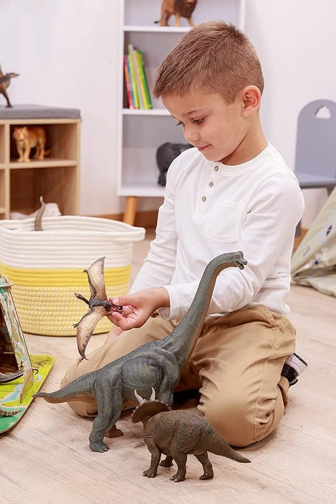 Papo The Dinosaur Figure, Velociraptor, Multicolor